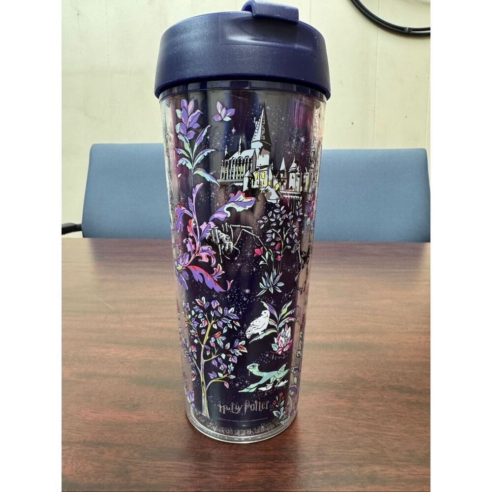 Vera Bradley X Harry Potter Purple Forbidden Forest Tumbler Cup- 16 oz